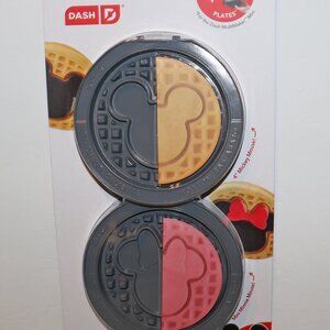 Disney Dash 2pk Removable Plate for MultiMaker Mini Maker System Mickey & Mini